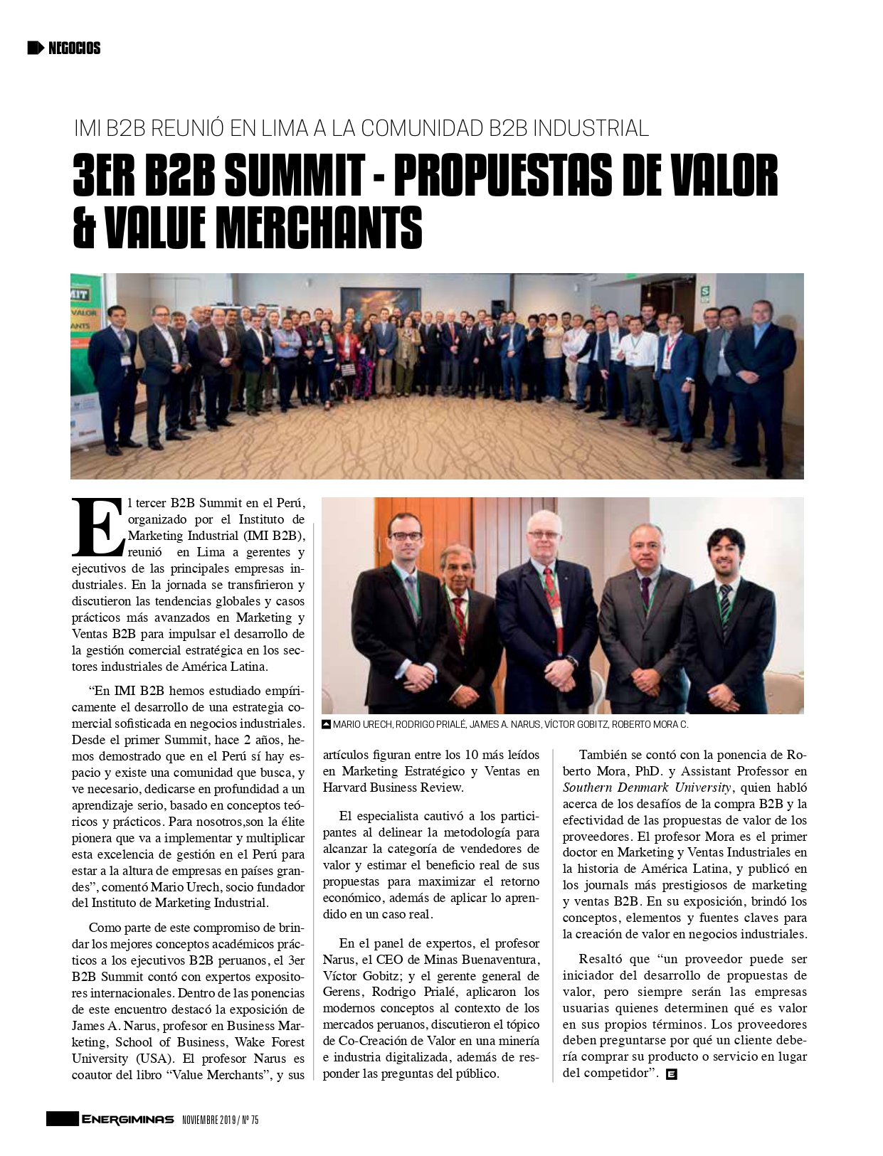 1911 Energiminas B2BSummit Nota de Prensa page 0001